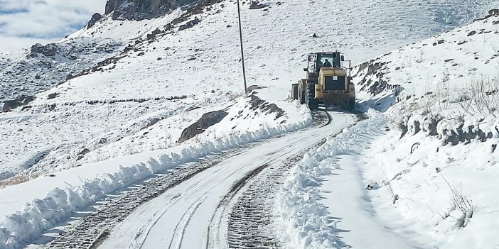 Van'da karla mücadele çalışması sürüyor