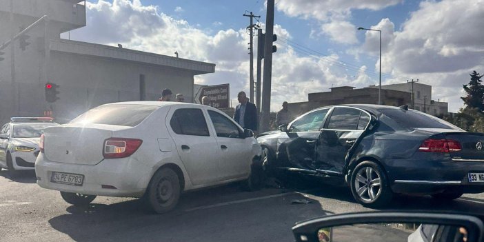 Mardin’de maddi hasarlı kaza meydana geldi