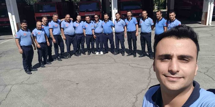 Antep'te engelli gencin itfaiye eri olma hayali gerçek oldu