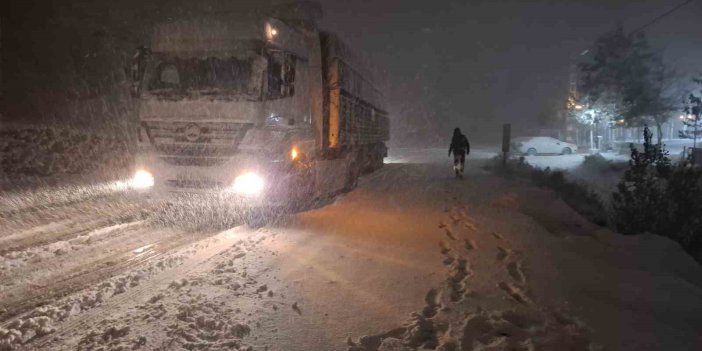 Dersim'de kar yağışı