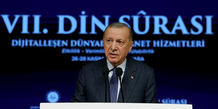 Cumhurbaşkanı Erdoğan: "Dijital inanç sistemleri karşısında Müslümanların korunabilmesi için acil önlemler alınmalı"