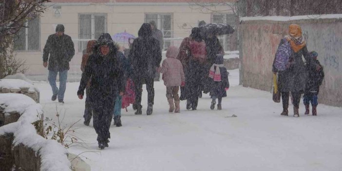 Van’da kar yağışı etkili oldu