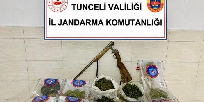 Tunceli’de uyuşturucu ve ruhsatsız silah operasyonu düzenlendi