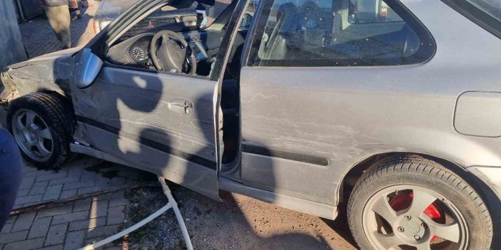 Adıyaman’da otomobil ile minibüs çarpıştı 1 yaralı