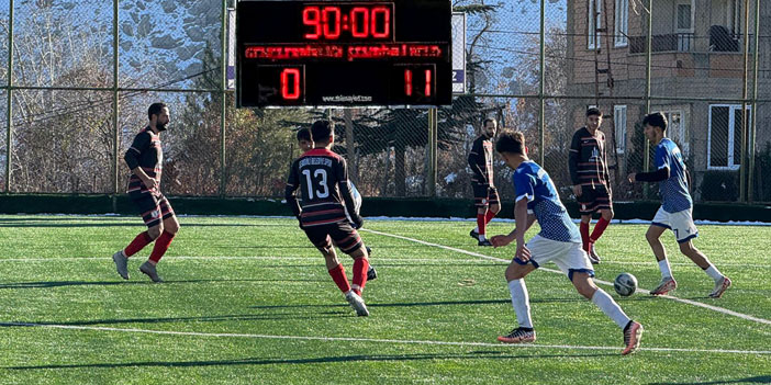 Hakkari Amatör Ligi'nde gol yağmuru: Şemdinli Belediyespor'dan 11-0'lık zafer