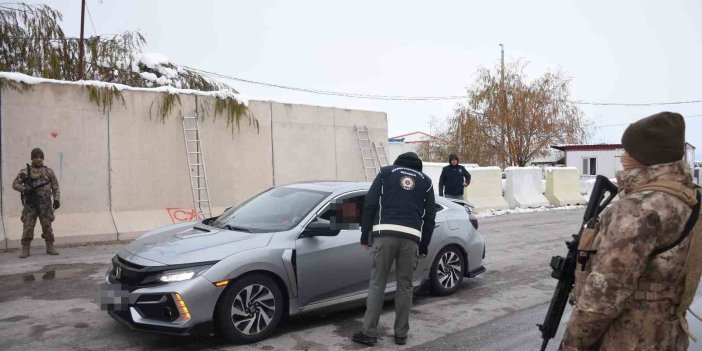 Erzincan'da düzensiz göçmenlere geçit verilmiyor