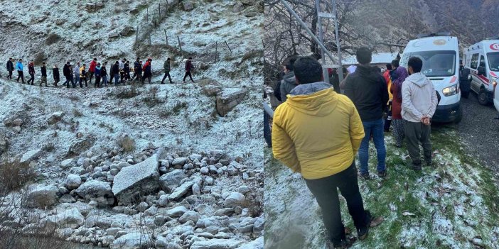 Hakkari’de dağdan düşen genç yaşamını yitirdi