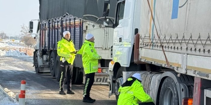 Erzincan'da zorunlu kış lastiği uygulaması