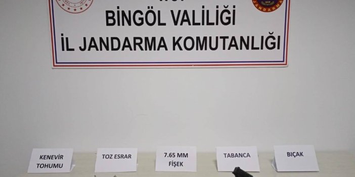 Bingöl’de uyuşturucu ve ruhsatsız silah operasyonları yapıldı