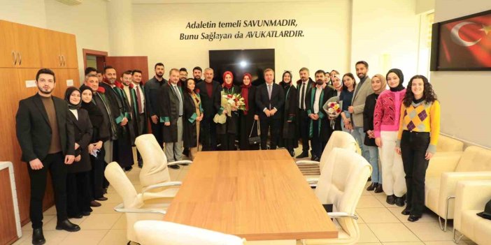 Vali Aydoğdu, Erzincan Barosunun yeni başkanını ziyarette bulundu