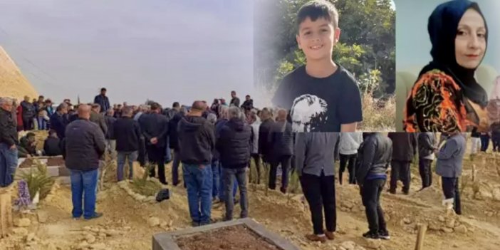 Önce Hakkarili eşini silahla vurdu bir gün sonra da oğlunu: 8 yaşındaki Muhammed Emin, toprağa verildi