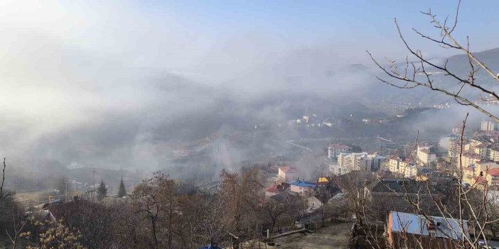 Dersim'e çöken sis, görsel şölen oluşturdu