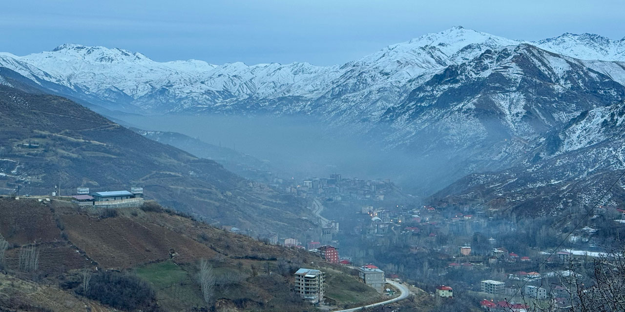 Şemdinli’de hava kirliliği alarm veriyor