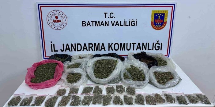 Batman’da bir evde 6 kilo 300 gram uyuşturucu yakalandı