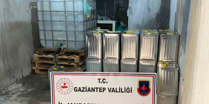 Antep’te 583 bin TL değerinde sahte zeytinyağı ele geçirildi