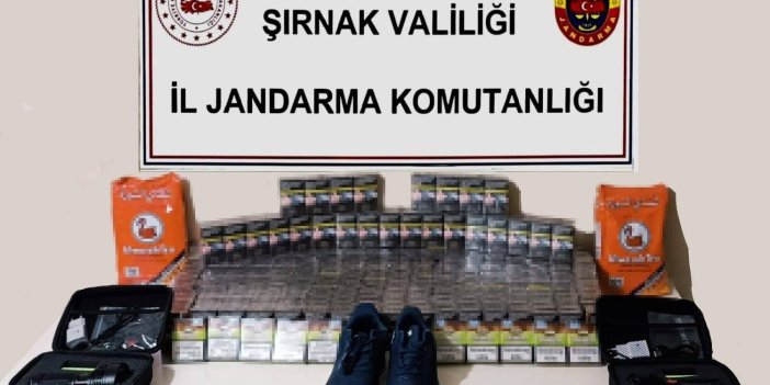 Şırnak’ta kaçakçılık operasyonları: 1 milyon 250 bin liralık gümrük kaçağı malzeme yakalandı