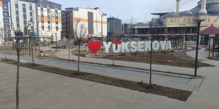 Yüksekova'da kışla birlikte parklar ve çocuk oyun alanları boşaldı