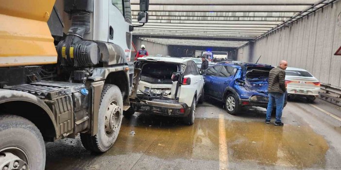 Malatya’da zincirleme kaza: 6 kişi yaralandı