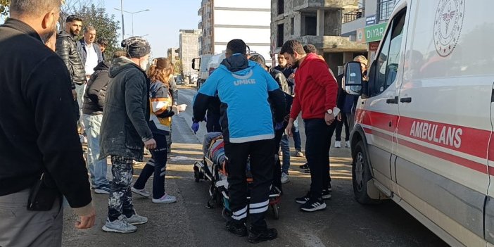 Adıyaman'da devrilen motosikletin sürücüsü yaralandı