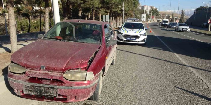 Malatya’da 5 araçlı zincirleme kaza: 2 kişi yaralandı