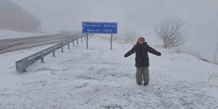 Dersim’de kar yağışı etkisini sürdürüyor