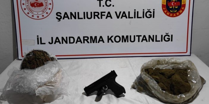 Siverek’te 21 kilo uyuşturucu ve 17 silah yakalandı