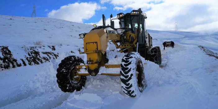 Muş’ta kardan 210 köy yolu ulaşıma kapandı