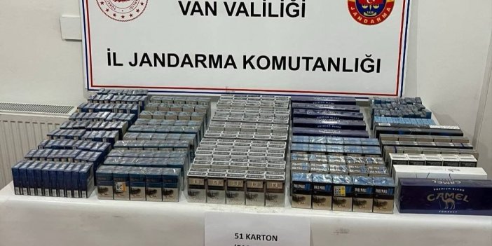 Van’da 510 paket kaçak sigara yakalandı