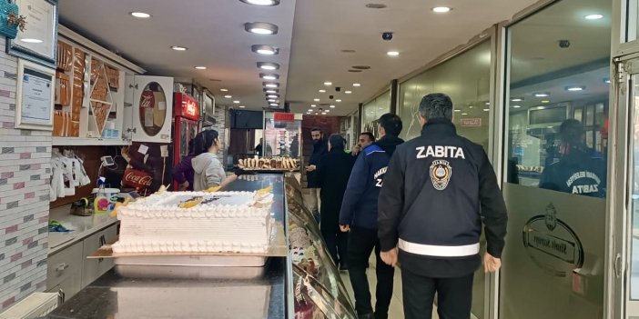 Hakkari’de yeni yıl öncesi pastane denetimi