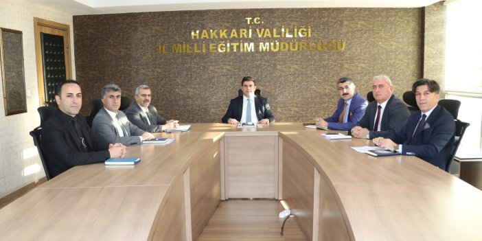 Hakkari'de “Haftalık Eğitim Değerlendirme Toplantısı” yapıldı