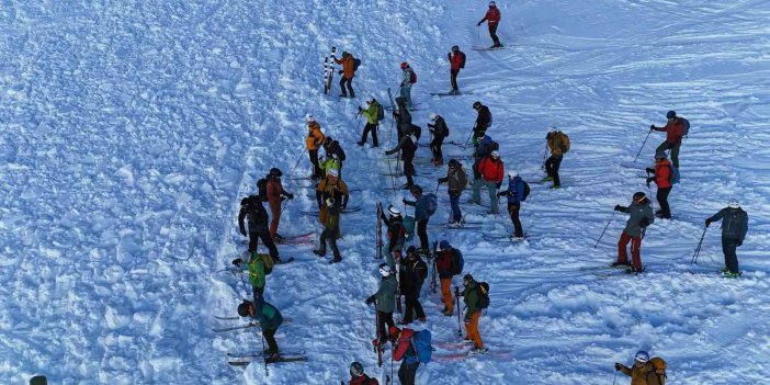 Palandöken Kayak Merkezi’nde çığ rasat analiz ve kurtarma eğitimi verildi