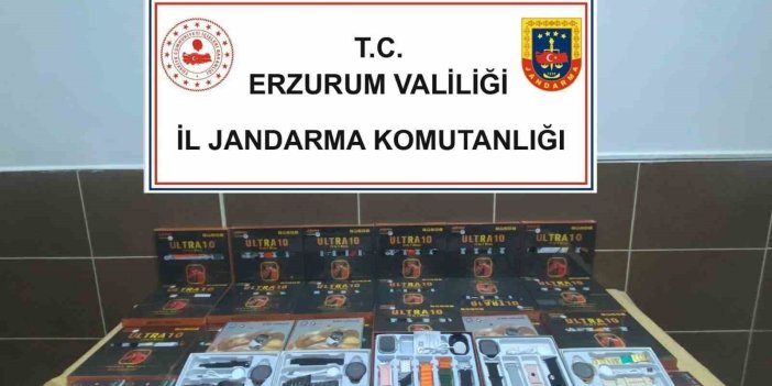 Erzurum'da kaçakçılık operasyonları