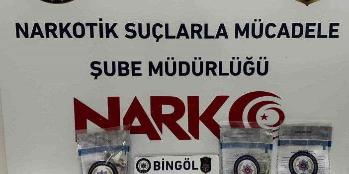 Bingöl’de uyuşturucu operasyonu