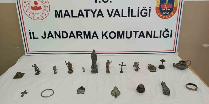 Malatya’da tarihi eser operasyonu: 1 gözaltı