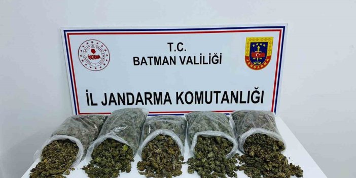 Batman’da 10 kilo skunk yakalandı