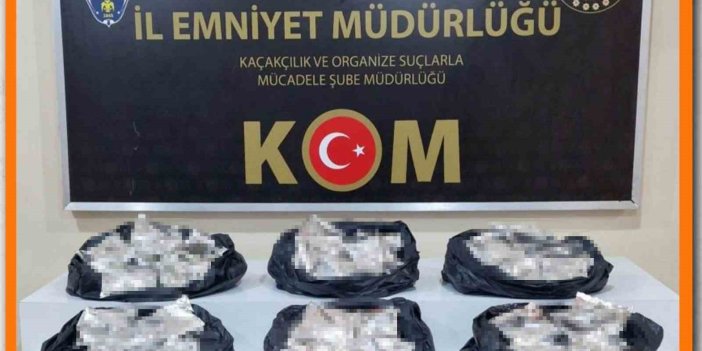 Erzincan’da 200 bin TL değerinde kaçak tütün yakalandı