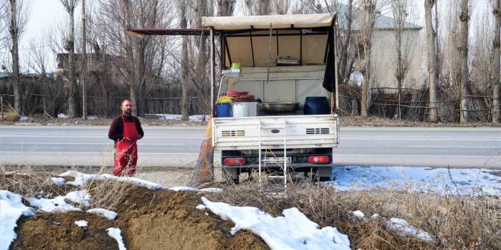 Muş Ovası’nda yolculuk edenlere tatlı bir mola noktası