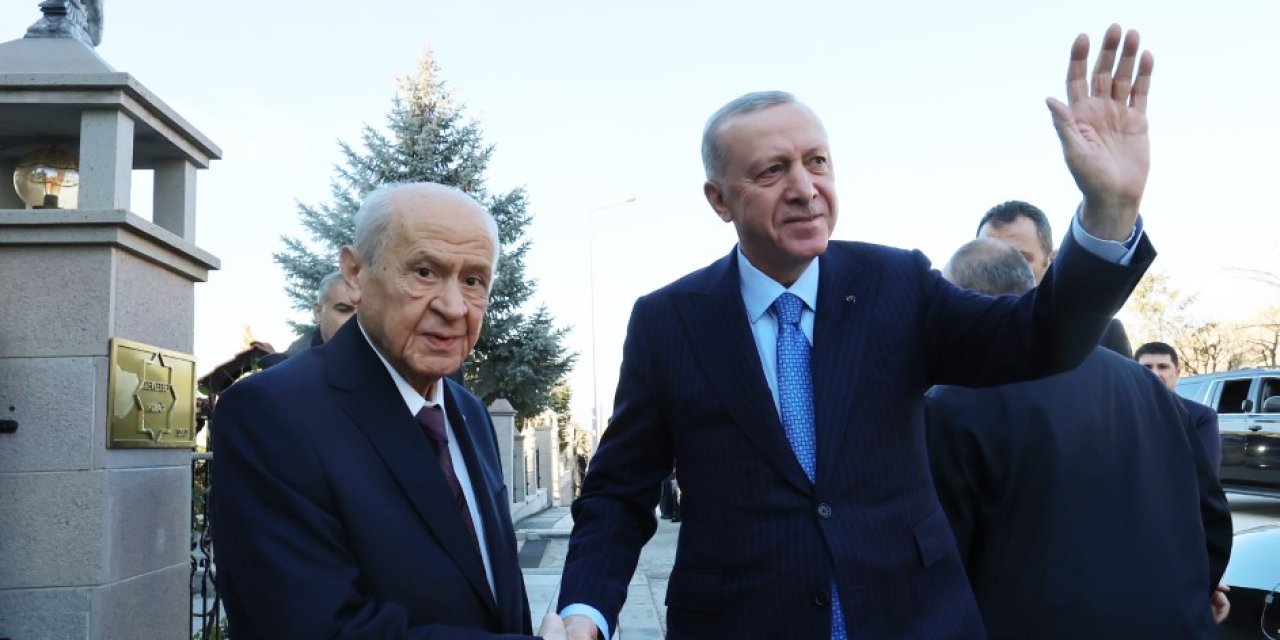 Cumhurbaşkanı Erdoğan, Bahçeli ile bir araya geldi: Açıklama yapılmadı