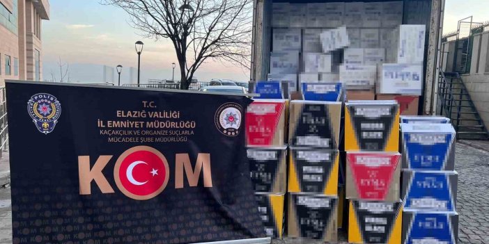 Elazığ’da 2 milyon 564 bin makaron yakalandı