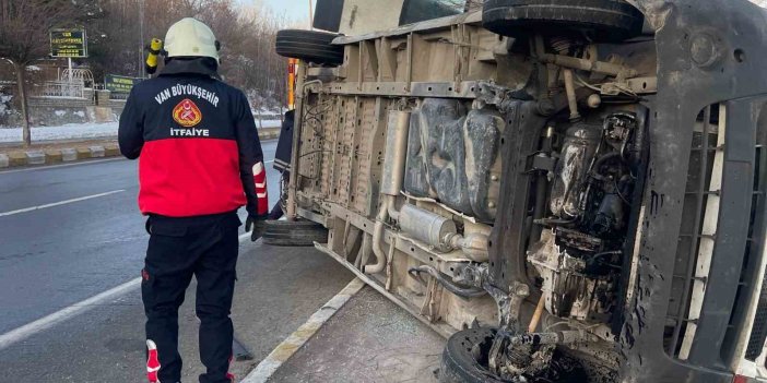 Van’da trafik kazası: 2 kişi yaralandı