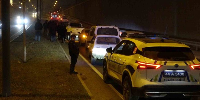 Malatya’da 4 araçlı zincirleme kaza yaşandı