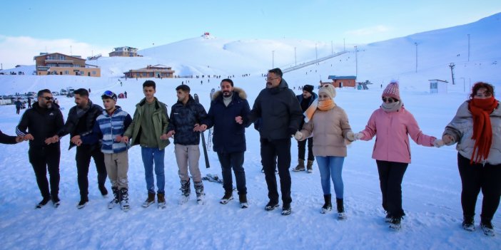 Vali Çelik, kayak sezonunu başlattı: Kış sporlarının her çeşidini yapmak artık mümkün