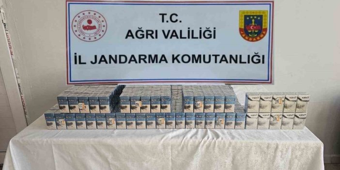 Ağrı’da bin 390 paket kaçak sigara ele geçirildi