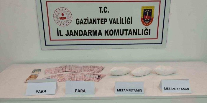 Antep’te 1,5 kilo metamfetamin ele geçirildi