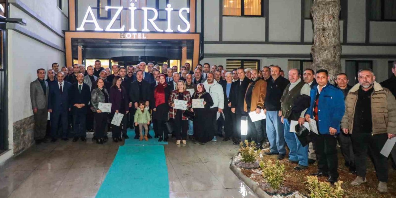 Erzincan İl Özel İdaresi 48 çalışanını emekliliğe uğurladı