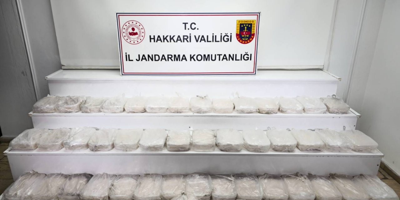 Yüksekova'da 49 kilo uyuşturucu yakalandı