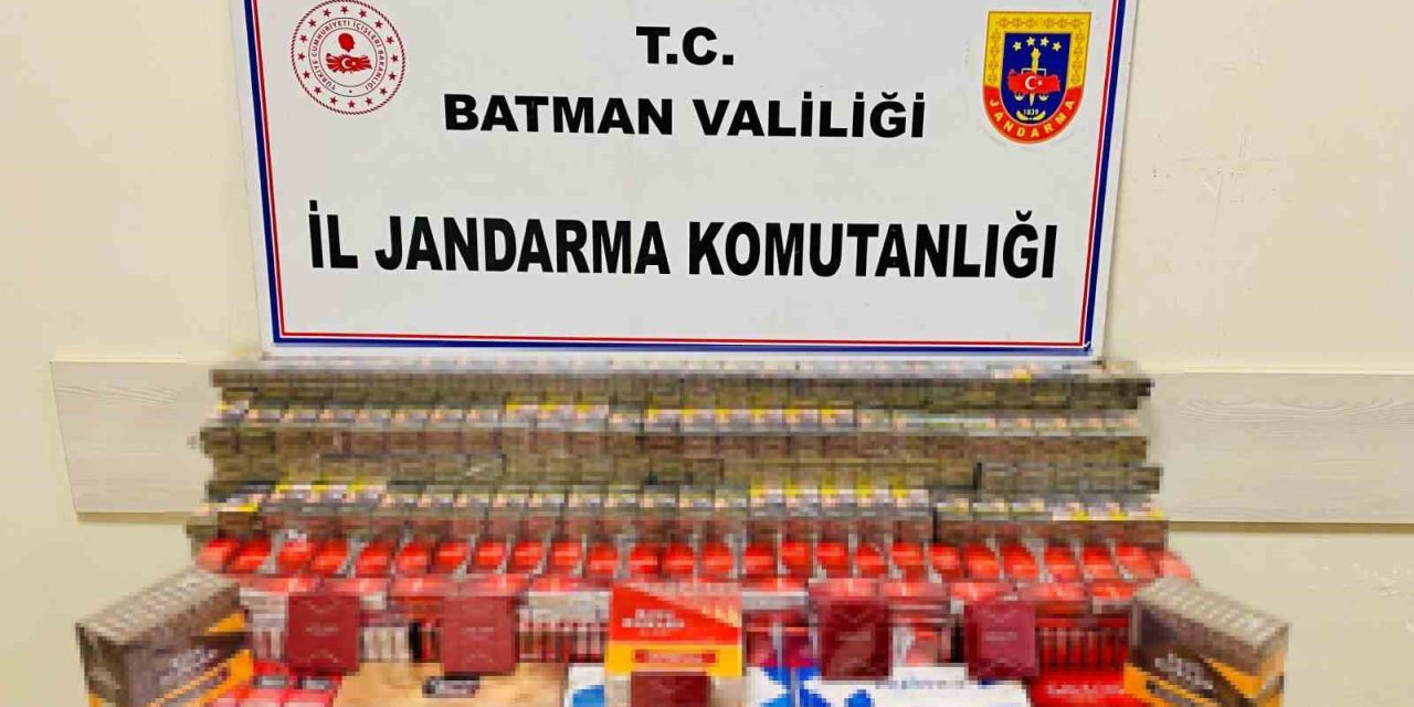 Batman’da bin 308 paket kaçak sigara yakalandı