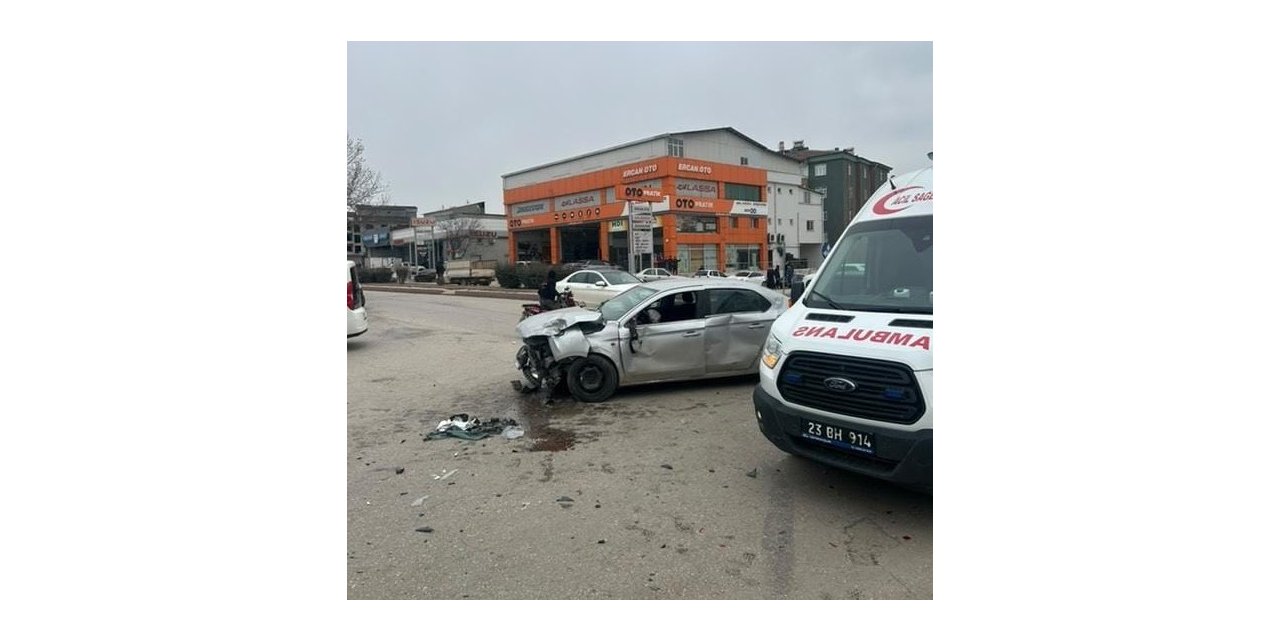 Elazığ’da trafik kazası: 1 kişi yaralandı