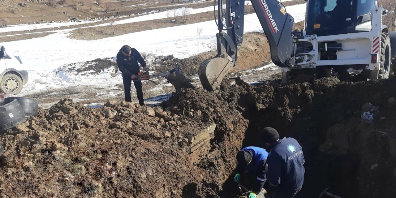 İçme suyu arızası 2 günlük çalışmayla giderildi