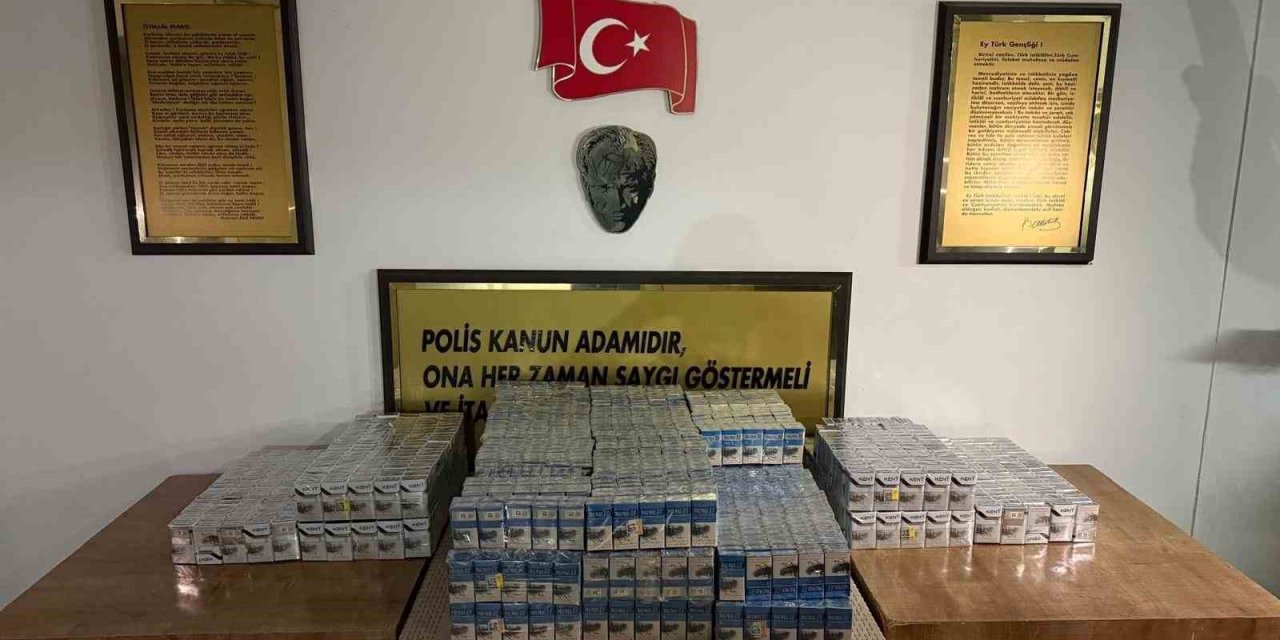 Ağrı’da kaçakçılık operasyonu: 9 Bin 675 paket kaçak sigara ve silah ele geçirildi